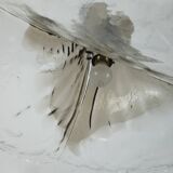 kalmar franken mid century CHANDELIER  ice glass