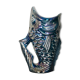 Blue lustre porcelain fish jug