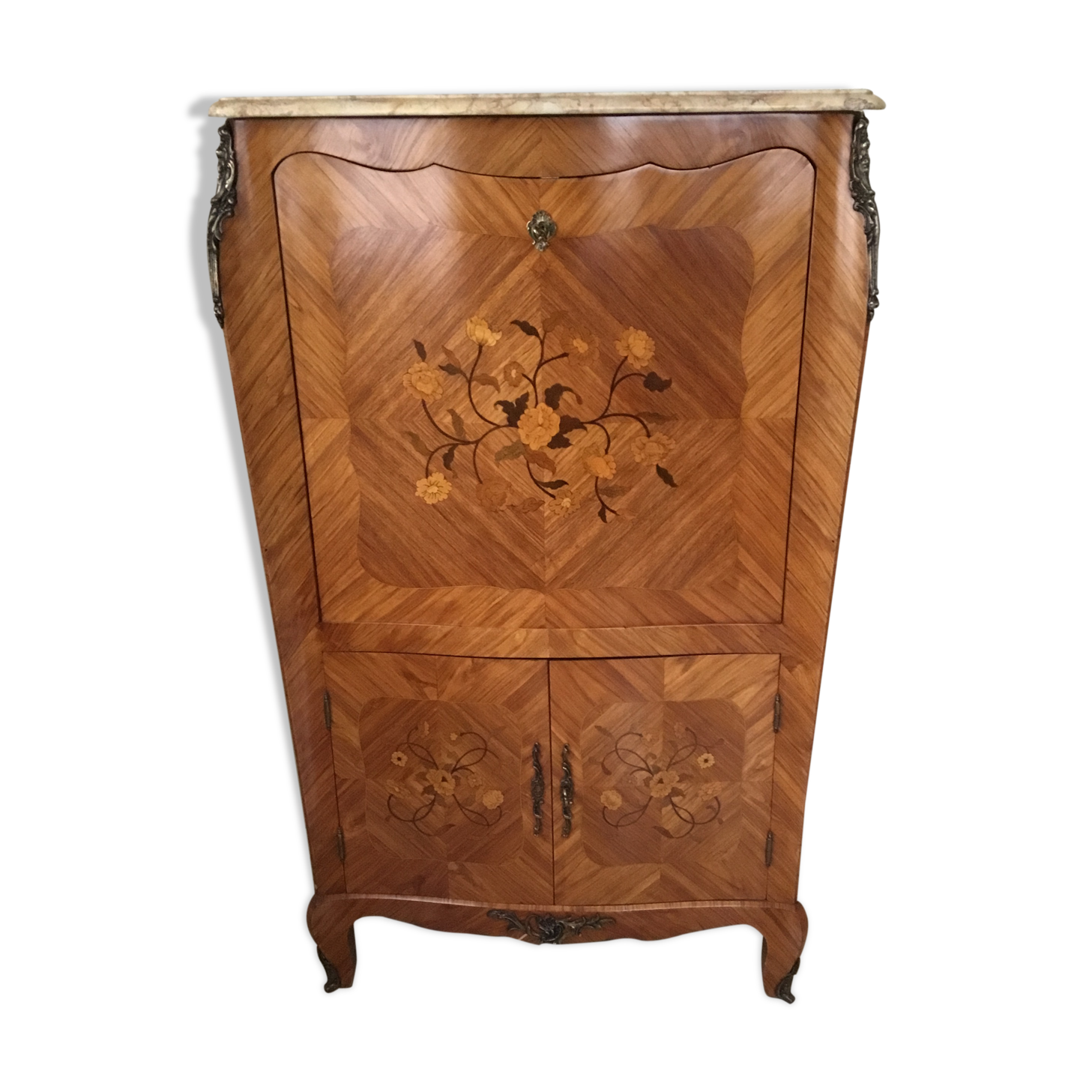 Louis XV style branded secretary