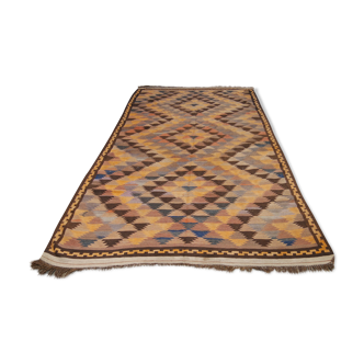 Tapis d'orient ancien kilim 346 x 184 cm