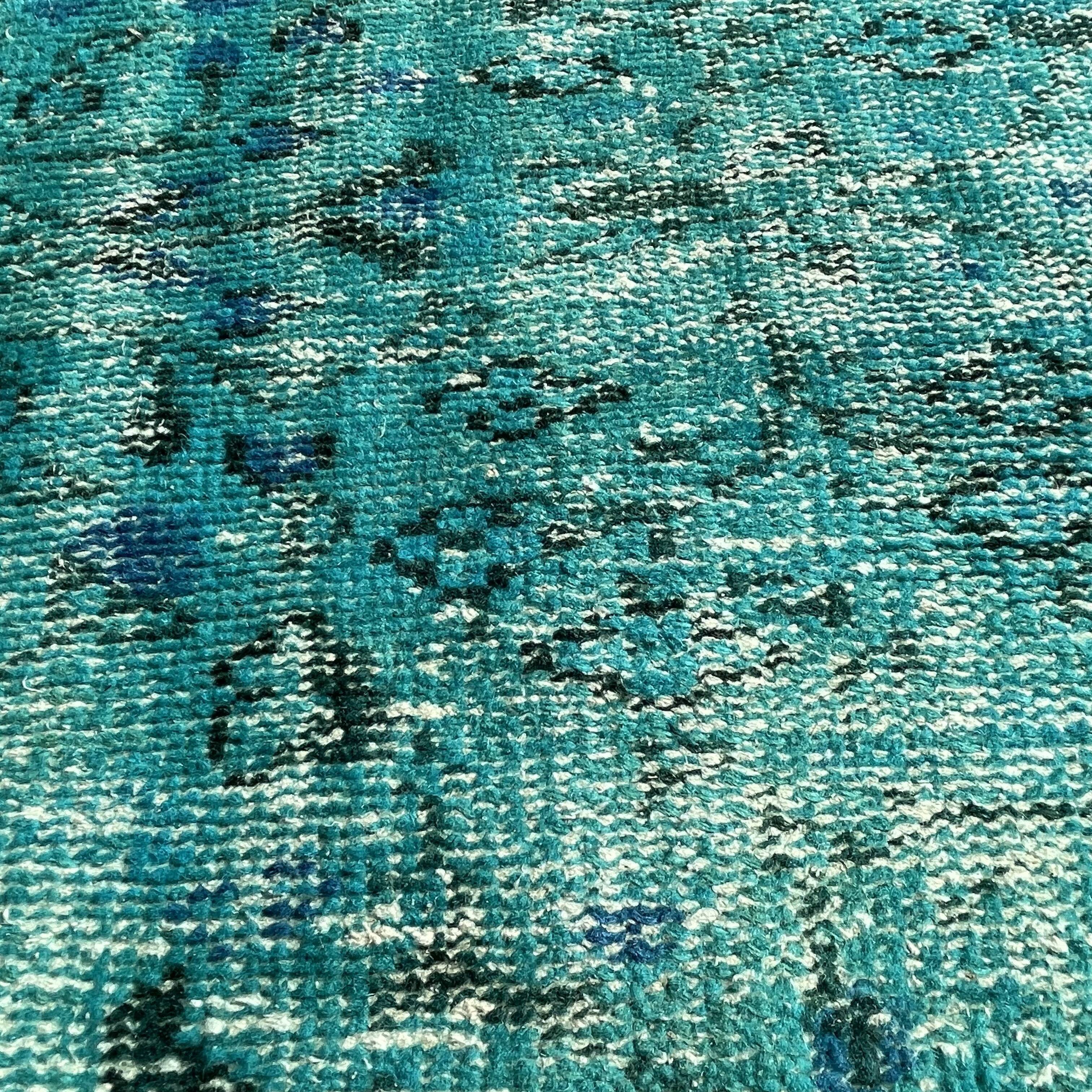 Vintage distressed turkish rug runner