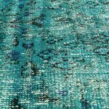 Vintage distressed turkish rug runner