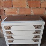 Commode Artdeco redécorée