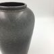 Brown and light grey ceramic vase