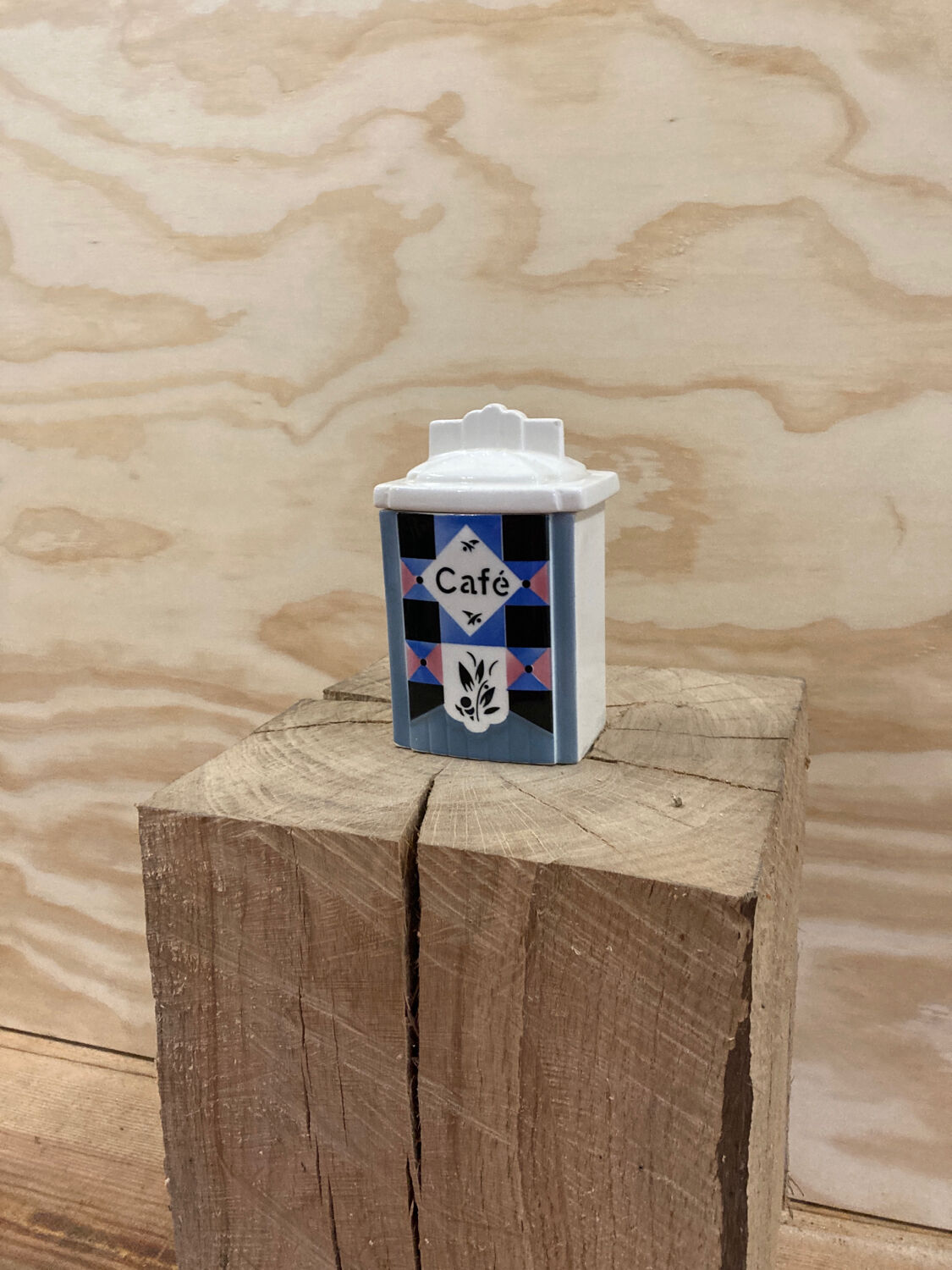 Covered earthenware coffee pot 1930 art deco Ditmar Urbach