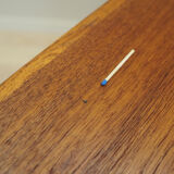 Table en teck, design danois, années 60, fabriquée au Danemark