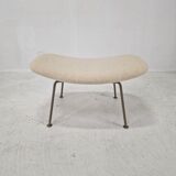 Chaise Oyster avec pouf par Pierre Paulin pour Artifort, années 1960