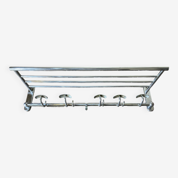 Bathroom coat hook with chrome shelf 1950