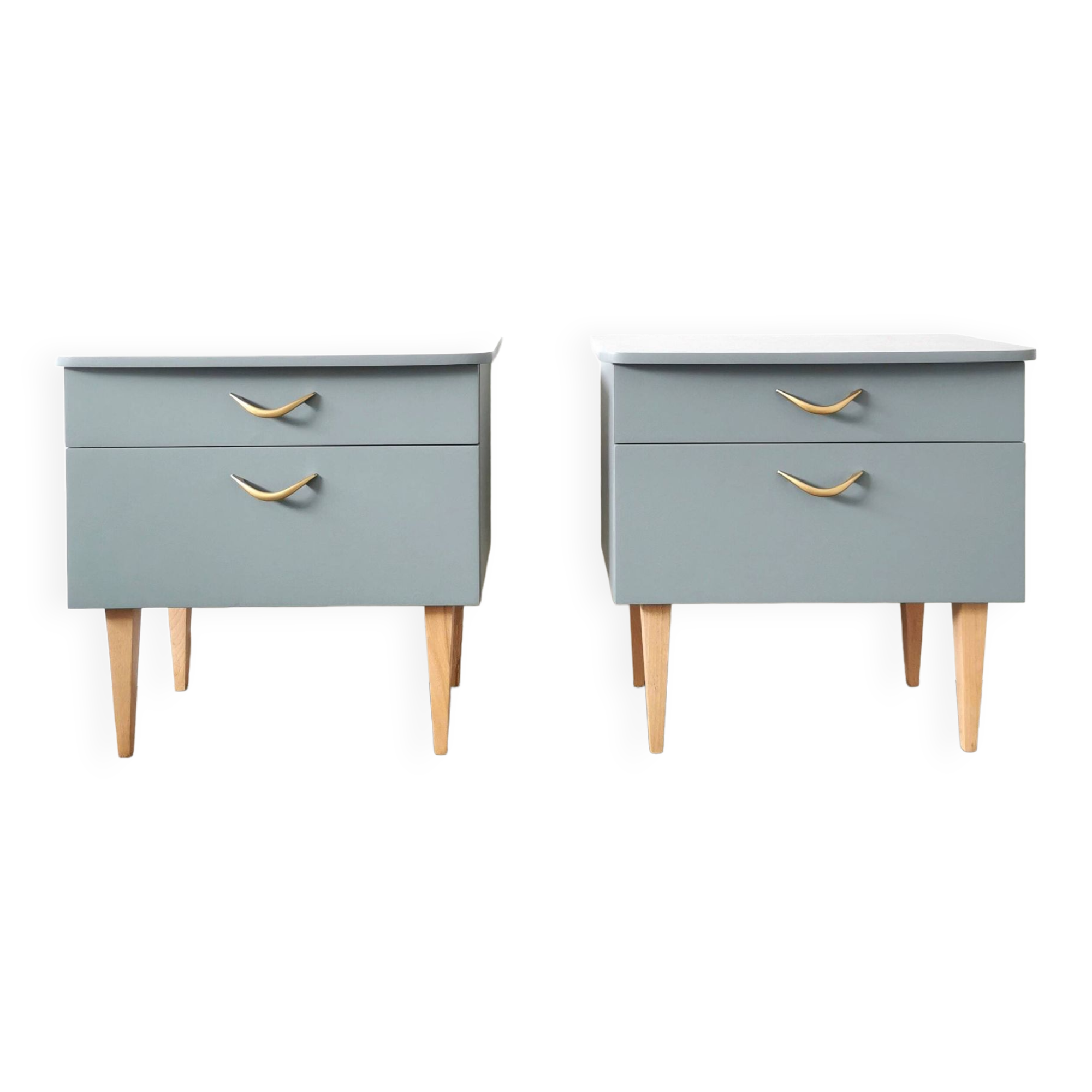 Pair of vintage bedside tables