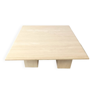 Travertine Coffee Table 1970s, Italy