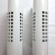 Pair of vintage 80s Memphis industrial wall or ceiling lights