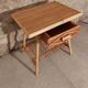 Side table with drawer rattan