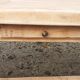Farmhouse table 2 drawers 2 extensions in solid oak raw wood