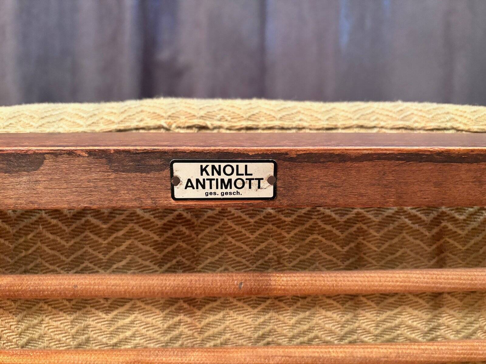 Vintage German armchair by Wilhelm Knoll, 1950s