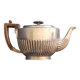 Art Deco teapot by William Hutton & Sons, silver-plated (EPBM), circa 1930.