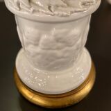 Ceramic lamp base Manises ceramic blanch