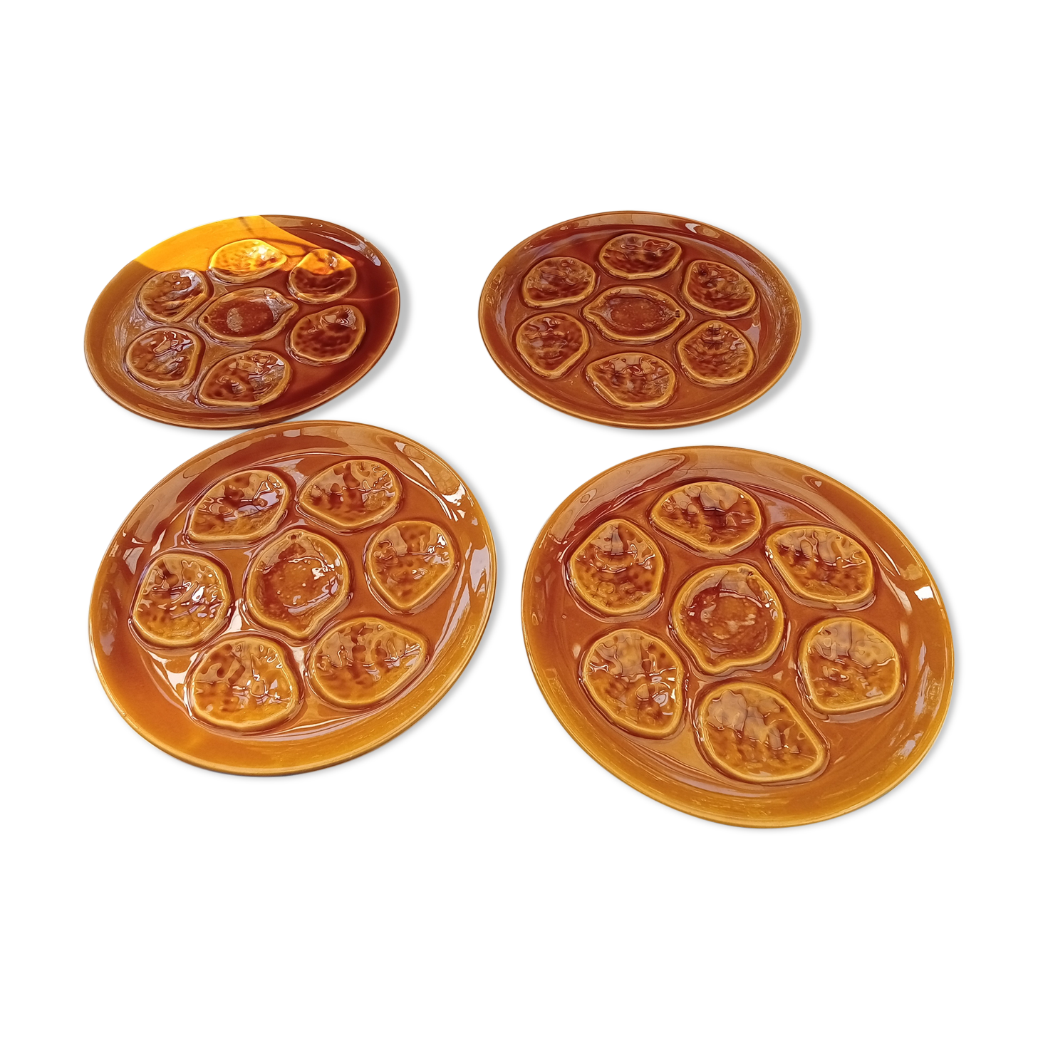 4 Niderviller oyster plates