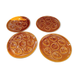 Set de 4 assiettes à huitres Niderviller