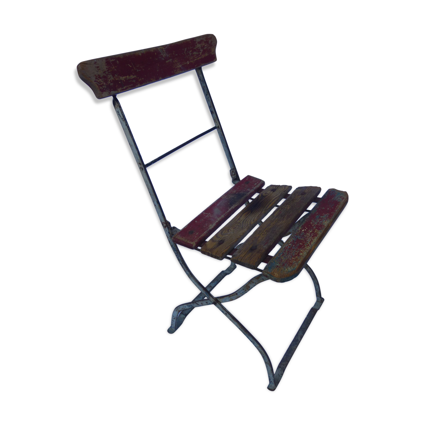 Chaise pliante bistrot années 30