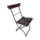 Chaise pliante bistrot années 30