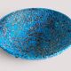 Turquoise ceramic fruit bowl by Charles Cart Vallauris, circa the 1960s.