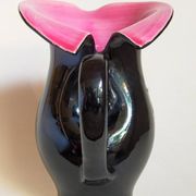 Bicolor pitcher of the Norman Potteries of Louviers 50s