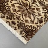 Vintage Turkish rug, tribal wool carpet, 272x200cm