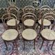 Suite de 6 chaises bistrot en cannage Thonet restaurées