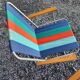 2 folding armchairs camping or beach vintage 1970