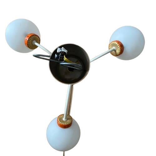 Vintage opaline globe lights