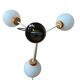 Vintage opaline globe lights