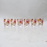 Set of six cups birds 50s