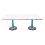 Kroma rectangular table by Antonia Astori for Driade, 1970s