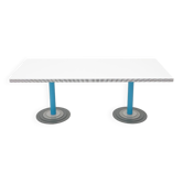 Kroma rectangular table by Antonia Astori for Driade, 1970s