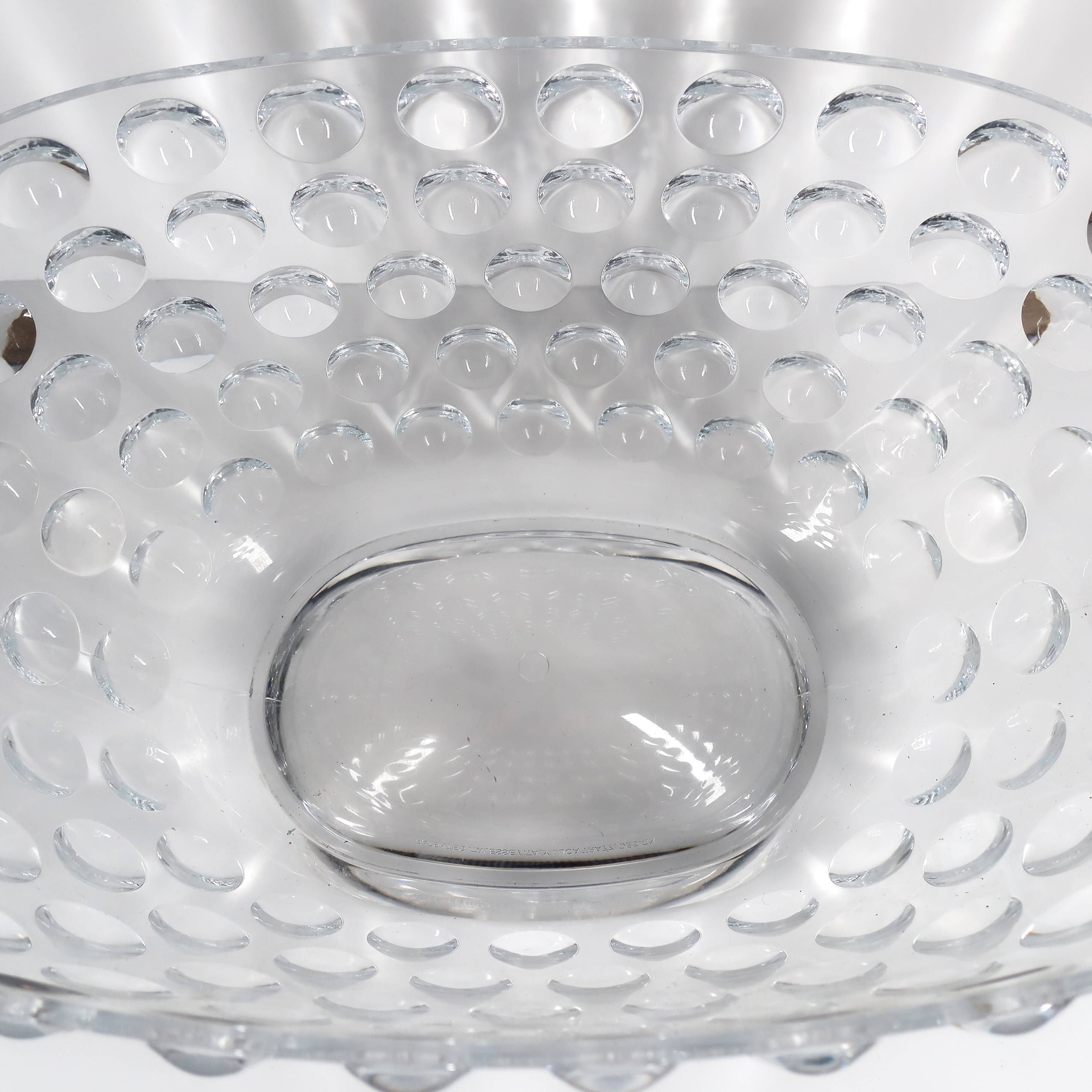 Large champagne bucket, Italian design by Luca Trazzi, made of composite plastic