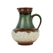 Vase vert rare Terrazzo Allemagne de l’Ouest Faïence Ü-Keramik 1808-30