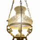 Neo-Louis XV style chandelier - Brass and blown glass