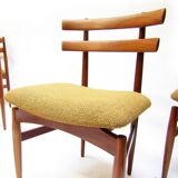 Five 1960s Danish Model 30 Dining Chairs by Poul Hundevad