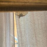 Large and old wooden mirror