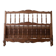 Double bed frame in antique Louis XV style made of solid wood.