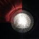 Ceiling lamp in the shape of a dome and striated glass Ø25