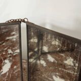 Miroir vintage 1920 triptyque de barbier