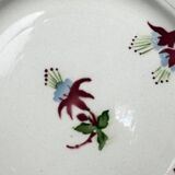 Set of 6 Sarreguemines dinner plates, Bermudes model – circa 1950