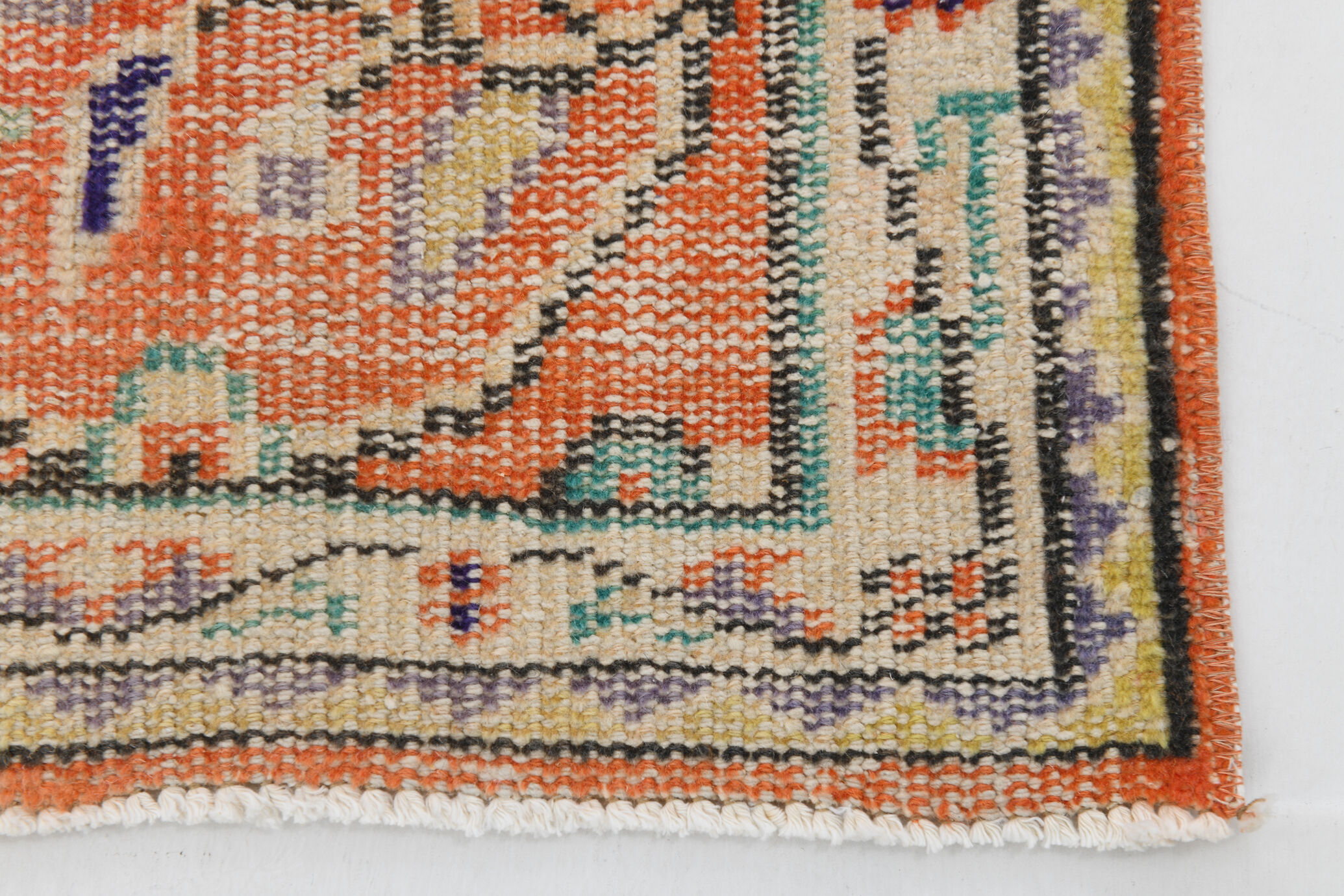 Vintage runner rug, 74x314cm