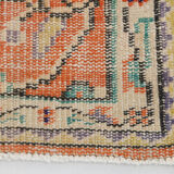 Vintage runner rug, 74x314cm