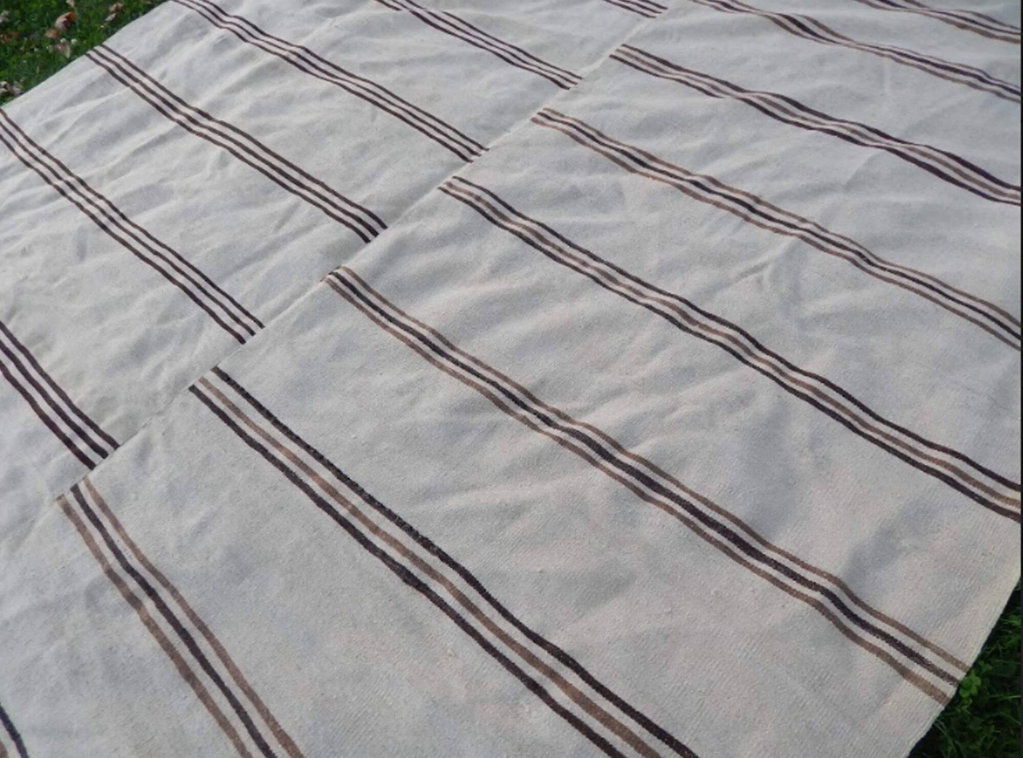 Tapis Kilim turc vintage tissé main