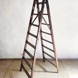 Old wooden painter's stepladder