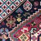 Carpet French drawings Shiraz dots knoated 120x200 cm