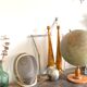 Old fencing mask set and its foil