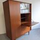 Rosewood display cabinet and secretary from the 50s/60s